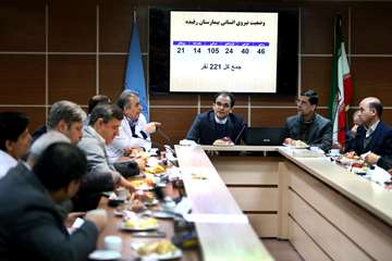 هیات رئیسه دانشگاه علوم بهزیستی و توانبخشی در بیمارستان توانبخشی رفیده